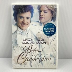 Behind The Candelabra DVD Movie Michael Douglas Matt Damon 2013 Film New Sealed